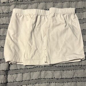 Girls White Shorts
